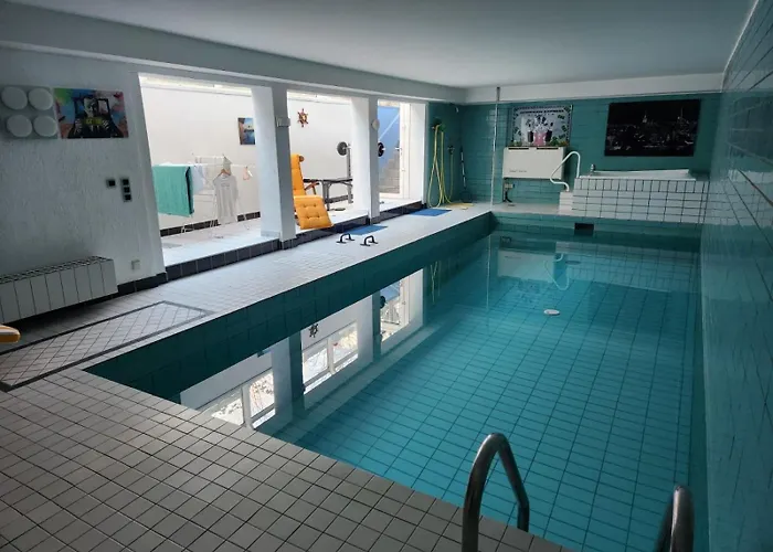 Casa Blanca Mit Privatem Schwimmbad 26 Grad Und Sauna Lägenhet